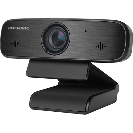ROCWARE RC19 Webcam USB 1080p 30fps Autofocus 90° FOV Micrófonos Dual