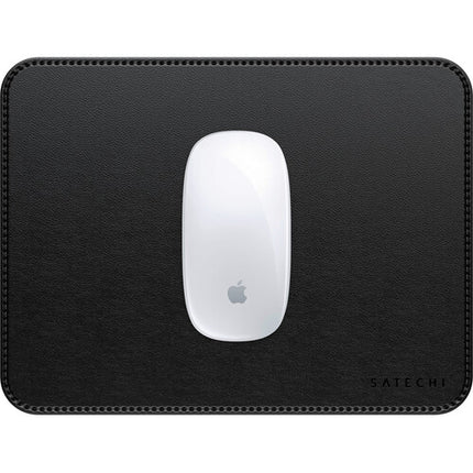 Satechi Mouse Pad de Cuero Vegano Negro Resistente al Agua Durable