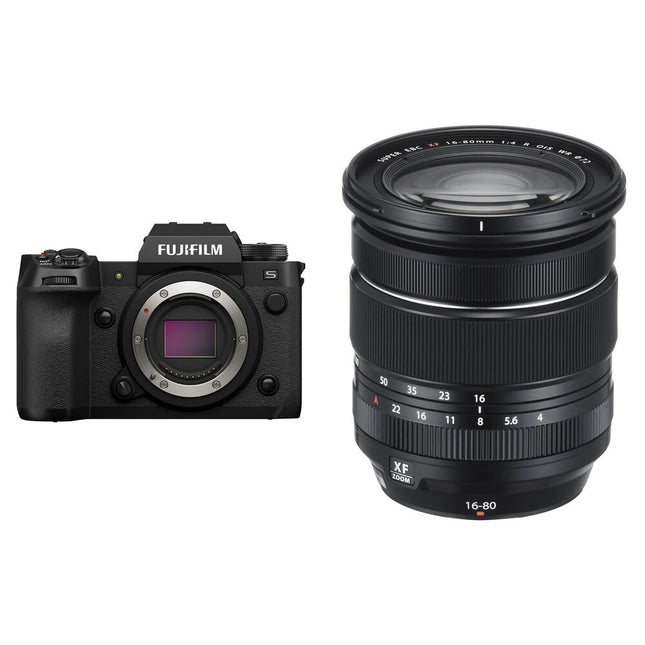 FUJIFILM X-H2S Cámara sin Espejo 40MP Estabilización 7 Paradas 16-80mm f4 OIS