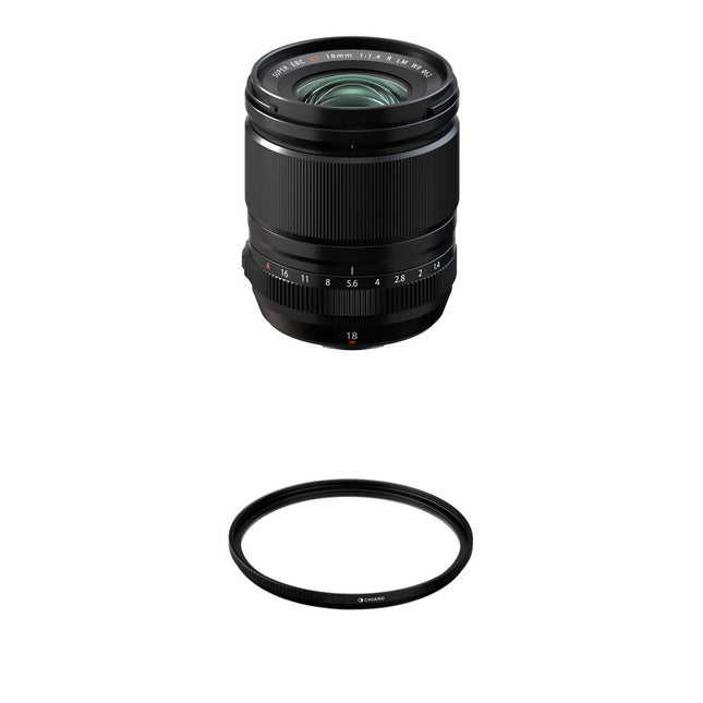 FUJIFILM XF 18mm f/1.4 R LM WR Objetivo con filtro UV 62mm resistente al clima