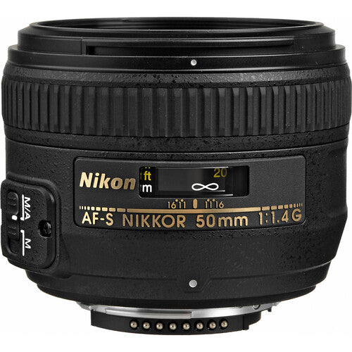 Nikon AF-S NIKKOR 50mm f1.4G Lente F-Mount FX f1.4 a f16 Motor Silent Wave