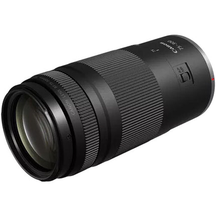 Canon RF 75-300mm f4-5.6 objetivo telefoto ligero distancia mínima 1.5m