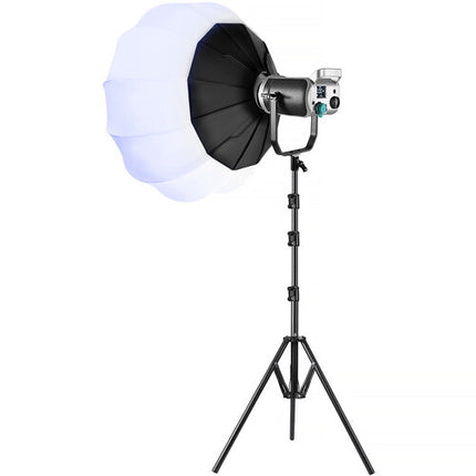 GVM SD200R Kit de Foco LED RGB y Bi-Color 200W 62800 Lux con Soporte y Softbox