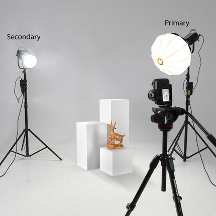 GVM SD200R Kit de Foco LED RGB y Bi-Color 200W 62800 Lux con Soporte y Softbox