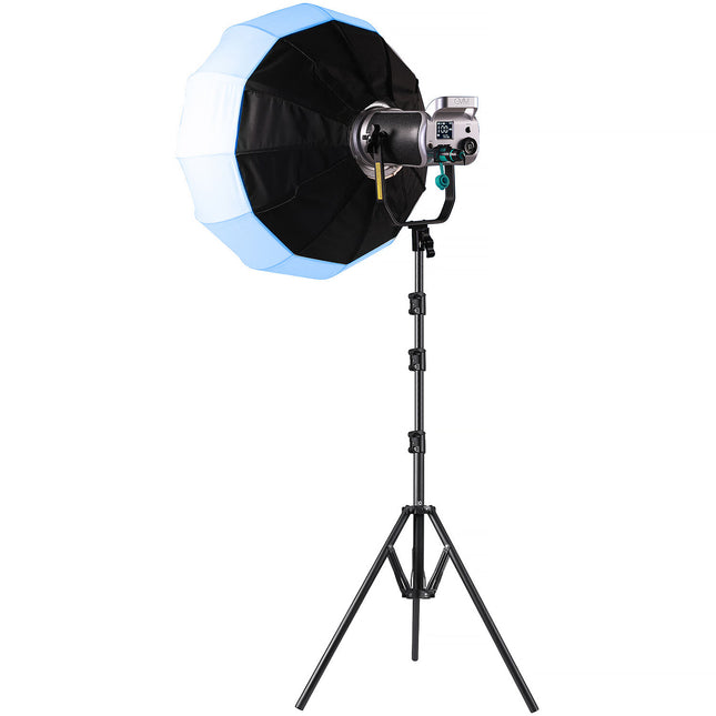 GVM SD200R Kit de Foco LED RGB y Bi-Color 200W 62800 Lux con Soporte y Softbox