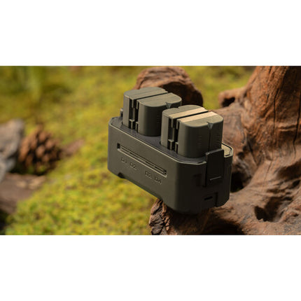 Tilta Estación de Carga Portátil para Baterías LP-E6 Verde 4 Cargas Simultáneas 45W USB-C