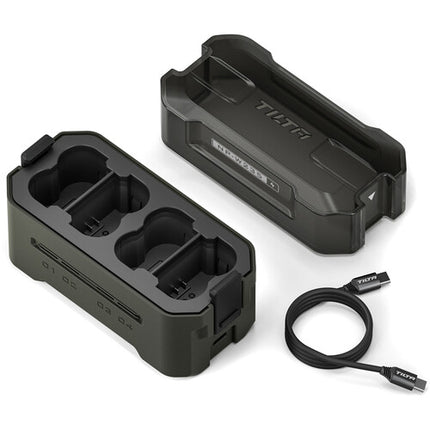 Tilta Estación de Carga Portátil para Baterías NP-W235 45W USB-C 4 baterías