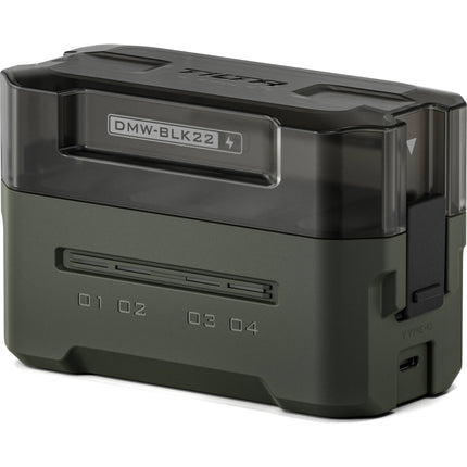 Estación de carga portátil Tilta para baterías DMW-BLK22 carga cuádruple rápida 45W USB-C