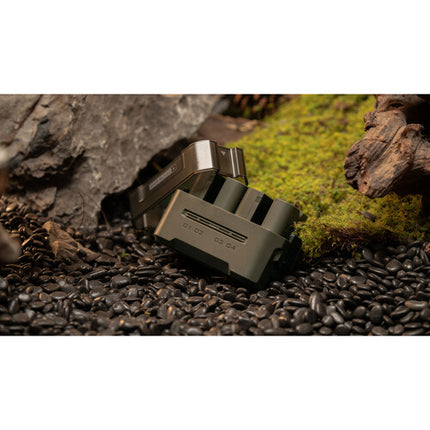 Tilta DMW-BLK22 Kit para cámaras mirrorless con 4 baterías y estación de carga verde