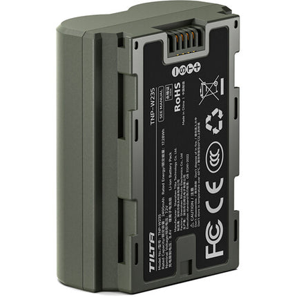 Tilta Kit de Baterías NP-W235 2400mAh con Estación de Carga Verde