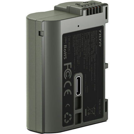 Tilta EN-EL15C Kit de Baterías 2400mAh y Estación de Carga USB-C Verde