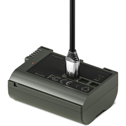 Tilta EN-EL15C Kit de Baterías 2400mAh y Estación de Carga USB-C Verde