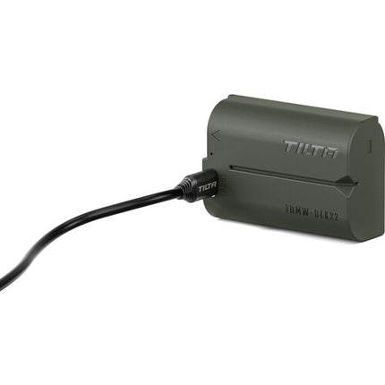 Tilta DMW-BLK22 Kit con 2 baterías 2400mAh y estación de carga portátil verde para cámaras Panasonic Lumix