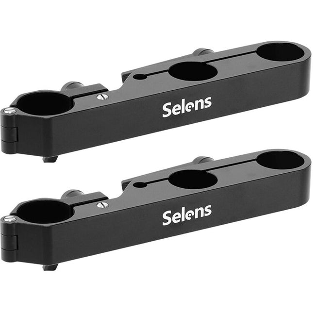 Selens 35mm Abrazadera para Poste Par Diámetro 35mm 2x1.37 pulgadas