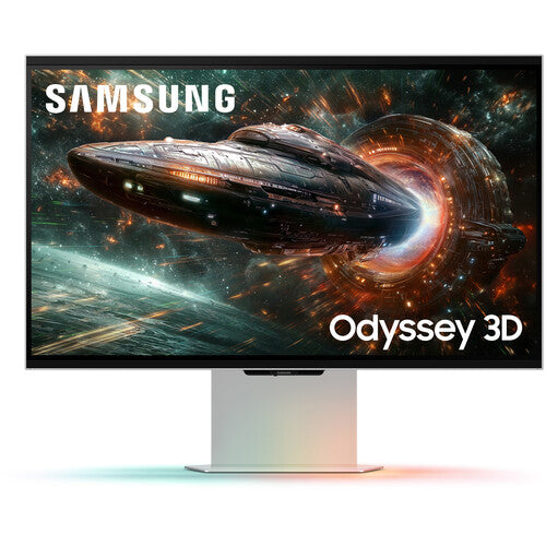 Samsung Odyssey 3D G90XF Monitor Gaming 27" 4K HDR 165 Hz 1 ms con cables incluidos