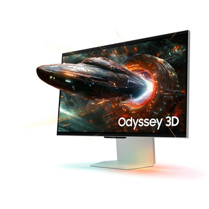 Samsung Odyssey 3D G90XF Monitor Gaming 27" 4K HDR 165 Hz 1 ms con cables incluidos