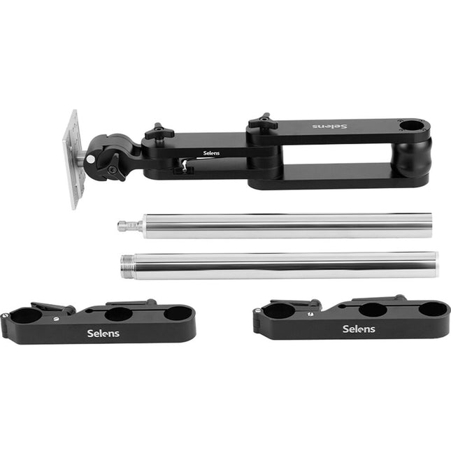 Selens Monitor Arm System brazo ajustable altura rotación 360° plate VESA 75 100mm