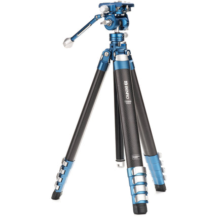 Benro CyanBird Tripode Fibra Carbono Serie 2 con Cabezal Hibrido FS20PROC501 61.2 Pulgadas 9.9 lb capacidad