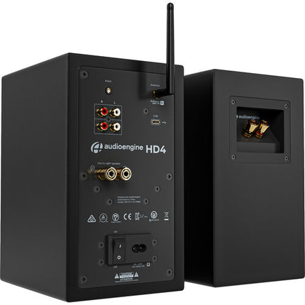 Audioengine HD4 Sistema de Altavoces Bluetooth Hasta 60W RMS 4 Pulgadas