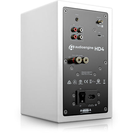 Audioengine HD4 Sistema de altavoces Bluetooth v2 nogal 60W RMS 4 pulgadas