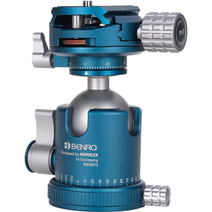 Benro NOVOFLEX NBBH Series 3 Cabezal de Bola Capacidad 17.6 lb con Bloqueo Preciso