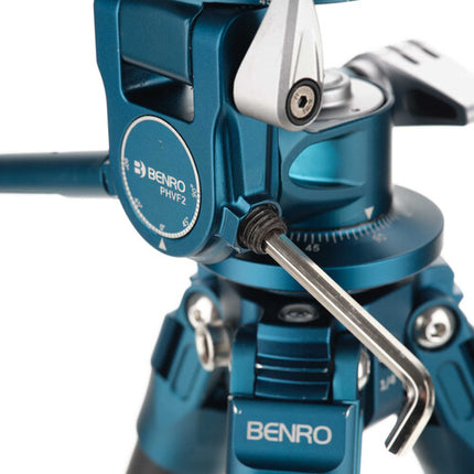 Benro Photo/Video Series 2 Hybrid Flip Head Cabezal Fotográfico Capacidad 4 kg Arca Compatible con Liberación Rápida