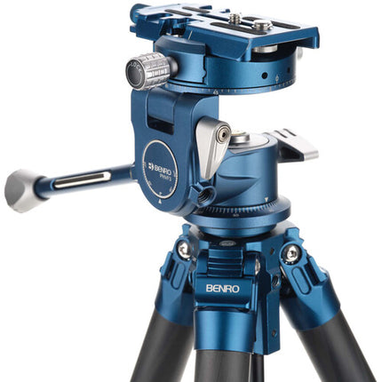 Benro SuperSlim Tripode de Aluminio 64 Pulgadas con Cabezal PHVF3