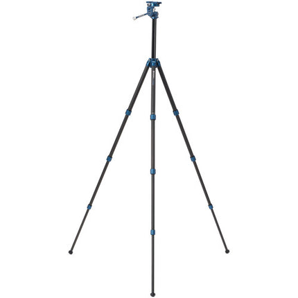 Benro SuperSlim Carbon Fiber Series 1.5 Trípode con Cabezal PHVF3 Altura 7.8 a 64" Capacidad 13.2 lb