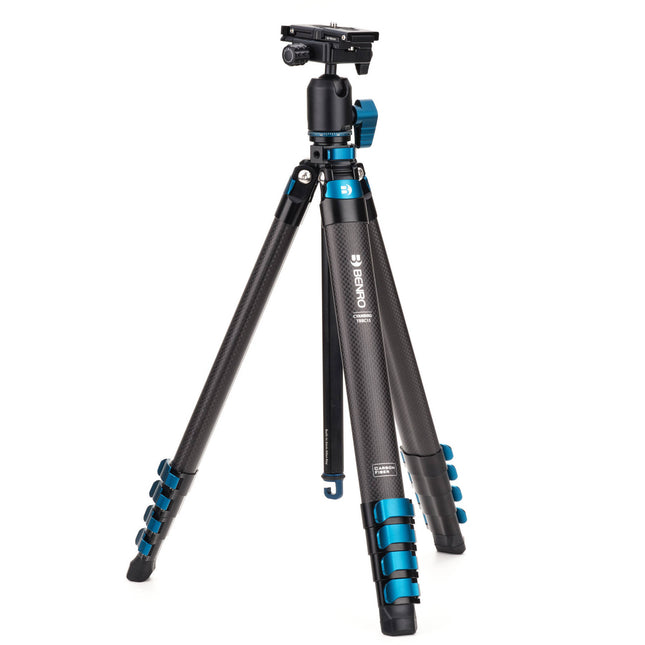 Benro BlackBird trípode de fibra de carbono capacidad 4kg altura 6.9 a 59.8 pulgadas con cabeza N00P