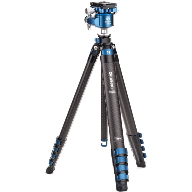 Benro BlackBird Trípode de Fibra de Carbono con Cabezal Invertido G36PT carga 12kg altura 175cm