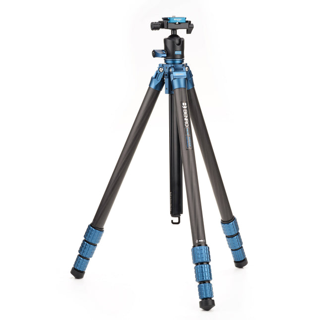 Benro SuperSlim 1.5 Tripié de Fibra de Carbono con Rango 7.3-64.2 Pulgadas y Cabezal H0P