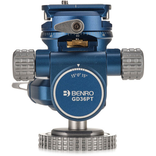 Benro GD36PT Cabezal Geared Tres Vías Capacidad 6 kg 360° Panoramico