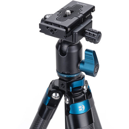 Benro BlackBird trípode de fibra de carbono capacidad 4kg altura 6.9 a 59.8 pulgadas con cabeza N00P