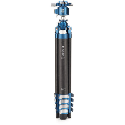 Benro CyanBird 2 trípode de fibra de carbono 62.8 pulg altura máxima capacidad 44.1 lb con cabezal bola invertida G36PT y estuche de transporte