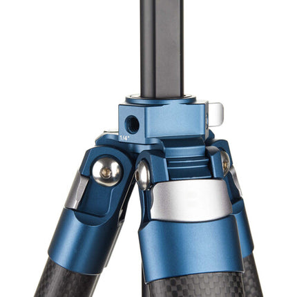 Benro CyanBird 2 trípode de fibra de carbono 62.8 pulg altura máxima capacidad 44.1 lb con cabezal bola invertida G36PT y estuche de transporte
