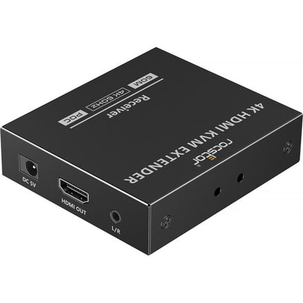 Rocstor TrueReach TR17 Extensor KVM HDMI 4K60 HDR hasta 197 pies PoC