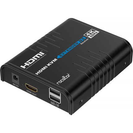 Rocstor TrueReach TR19 Kit Extensor HDMI 4K60 Ethernet 200 m KVM Audio