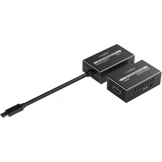 Rocstor TrueReach TR7 Extensor USB-C a HDMI 4K120 hasta 197 pies
