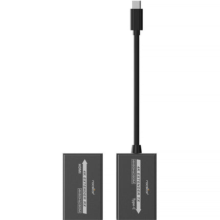 Rocstor TrueReach TR7 Extensor USB-C a HDMI 4K120 hasta 197 pies