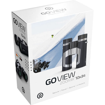 GOVIEW ZOOMR 10x34 Binoculares Compactos Nitrogenados Kit Completo