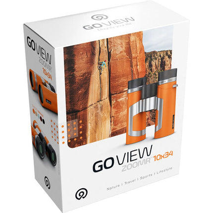 GOVIEW ZOOMR 10x34 Prismáticos Compactos 60° Ángulo Visión Adaptador Smartphone