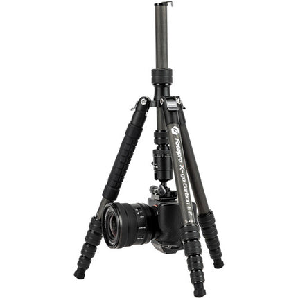 Fotopro X-Go Carbon E 2 Trípode de Fibra de Carbono con Cabezal Esférico y Capacidad 8 kg