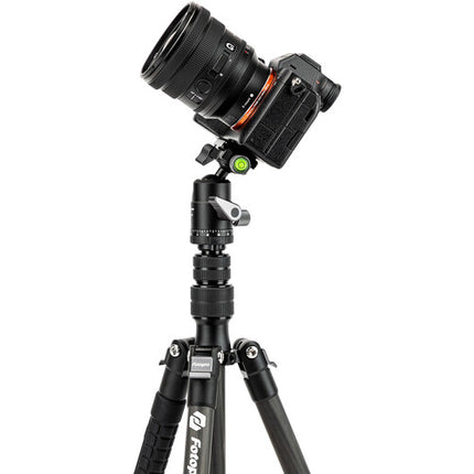 Fotopro X-Go Carbon E 2 Trípode de Fibra de Carbono con Cabezal Esférico y Capacidad 8 kg