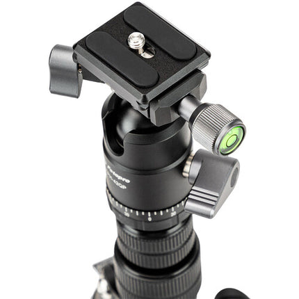 Fotopro X-Go Carbon E 2 Trípode de Fibra de Carbono con Cabezal Esférico y Capacidad 8 kg