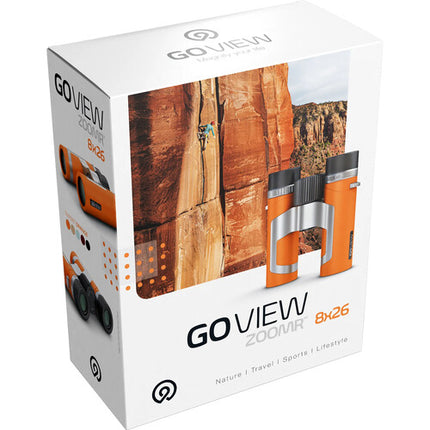 GOVIEW ZOOMR 8x26 Prismáticos Compactos Multicoated Nitrogenados Funda