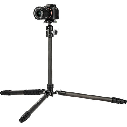 Fotopro X-Go Max E 2 trípode de fibra de carbono altura 67.1" capacidad 26.5 lb
