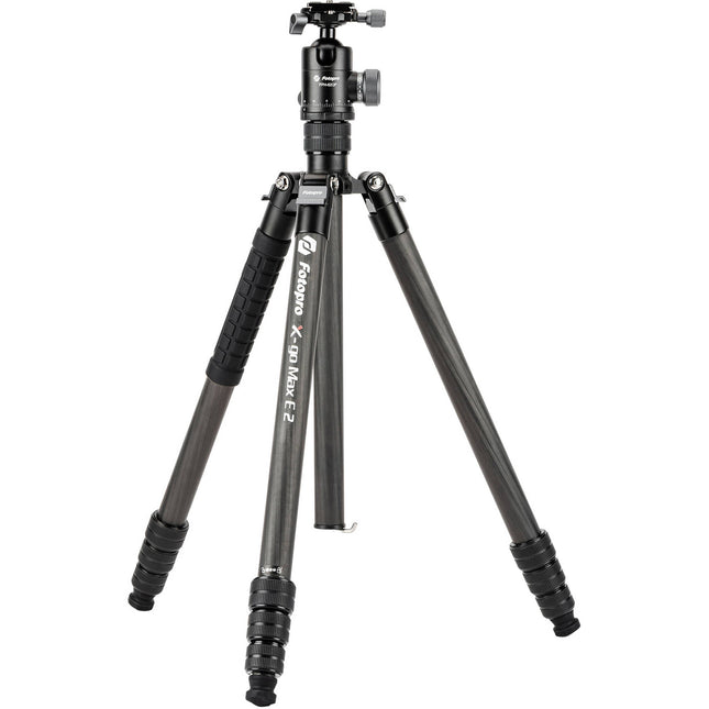Fotopro X-Go Max E 2 trípode de fibra de carbono altura 67.1" capacidad 26.5 lb