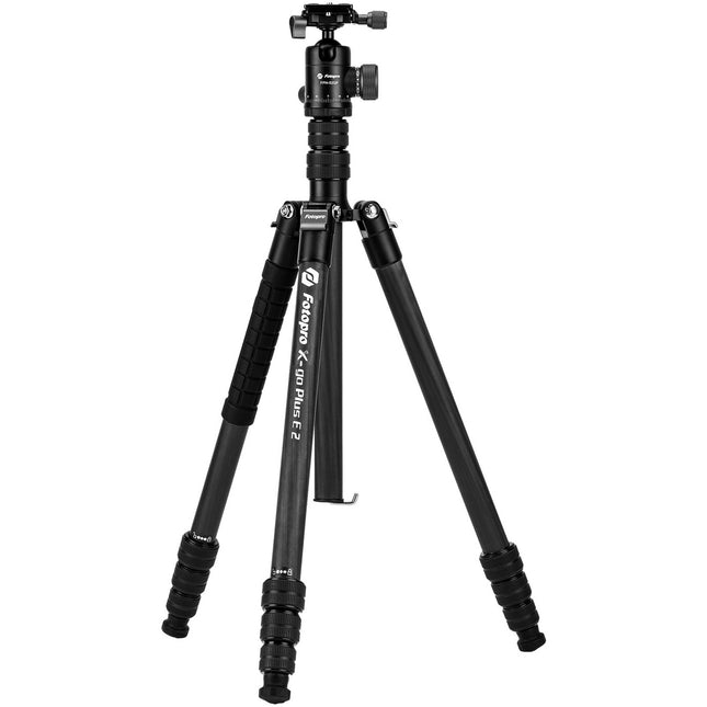 Fotopro X-Go Plus E 2 Trípode de Fibra de Carbono con Cabezal Esférico y Altura 17.2 a 72.8 pulgadas