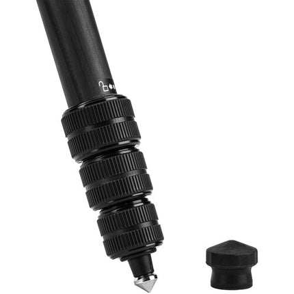 Fotopro X-Go Plus E 2 Trípode de Fibra de Carbono con Cabezal Esférico y Altura 17.2 a 72.8 pulgadas
