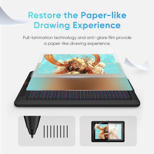 XPPen Artist 13.3 Pro V2 Pantalla Digital 13.3" Full HD 16384 Niveles de Presión